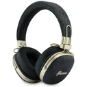 Guess Wireless over-ear headphones Bluetooth ENC Metal 4G Script Logo black