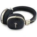 Guess Wireless over-ear headphones Bluetooth ENC Metal 4G Script Logo black