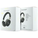 Guess Wireless over-ear headphones Bluetooth ENC Metal 4G Script Logo black