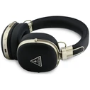 Guess Wireless over-ear headphones Bluetooth ENC Metal Grained Triangle Logo black
