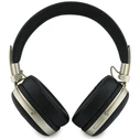 Guess Wireless over-ear headphones Bluetooth ENC Metal Grained Triangle Logo black