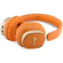 Guess Wireless over-ear headphones Bluetooth ENC Rectangle Metal Script orange