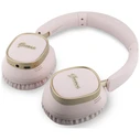 Guess Wireless over-ear headphones Bluetooth ENC Rectangle Metal Script pink