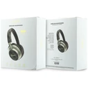 Guess Wireless over-ear headphones Bluetooth ENC 4G Gold Script Metal brown