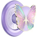 PopSockets Enamel Butterfly Prism MagSafe lavender