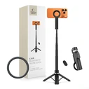 Tech-Protect L11S MagSafe Bluetooth Selfie Stick Tripod Black