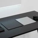 Rampage Vision XL 450×400 mm Micro-etched Glass Gaming Mouse Pad - Black