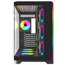 Rampage Lyron Gaming Midi Tower Κουτί Υπολογιστή με Πλαϊνό Παράθυρο Μαύρο