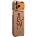 PITAKA Edge Case Ink Horse Painting Apple iPhone 17 Pro jade gold