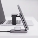 Tech-Protect A53 3in1 Magnetic MagSafe Wireless Charger 25W Qi2.2 Dark Grey
