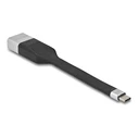 Αντάπτορας USB-C Delock σε RJ45 86936, 10/100/1000Mbps, 15cm, μαύρο