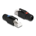 Βύσμα Δικτύου Delock RJ45 CAT 6A STP 86965, tool-free, μαύρο
