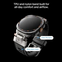 Spigen DuraPro Armor Band Samsung Galaxy Watch Ultra 1 / 2 2024-2026 47 mm Black