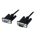 Καλώδιο StarTech 1m Serial DB9 RS-232 Null Modem Cable - Black - Male / Female