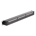 Patch Panel Delock with couplers - 1U - 19"