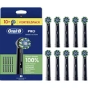 Oral-B Ανταλλακτικές Κεφαλές Pro CrossAction Μαύρες - 10τμχ