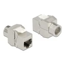 Keystone Delock Module RJ45 σε Lsa 87032, Cat.6A, Ασημί