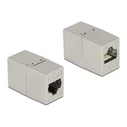 Αντάπτορας Δικτύου Delock RJ45 θηλυκός 87037, Cat.6A, 8P/8C, ασημί