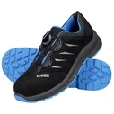 uvex 2 trend 69382 Low-cut safety shoe S1P BOA PU/PU W11 EU 44 black/blue (6938244)