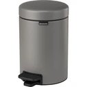Κάδος Πεντάλ Brabantia NewIcon 3 L - Mineral Concrete Grey