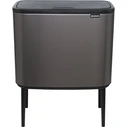 Κάδος Απορριμμάτων Brabantia Bo Touch Bin Platinum 11+23 L