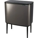 Κάδος Απορριμμάτων Brabantia Bo Touch Bin Platinum 11+23 L