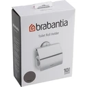 Brabantia Θήκη Χαρτιού Υγείας Platinum — Επιτοίχια, Γκρι