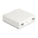 Κυτίο σύνδεσης οπτικών ινών Delock 87139 τοίχου, 2x SC Simplex/LC Dublex