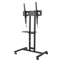 One For All BM4673 Proline Rolling TV Stand for 32"-75", max 50 kg, Tilt 10°, Swivel 90°, VESA 600x600