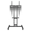 One For All BM4673 Proline Rolling TV Stand for 32"-75", max 50 kg, Tilt 10°, Swivel 90°, VESA 600x600