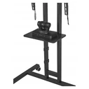 One For All BM4673 Proline Rolling TV Stand for 32"-75", max 50 kg, Tilt 10°, Swivel 90°, VESA 600x600
