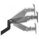 One For All DM4310 Universal Triple Monitor Mount, Black