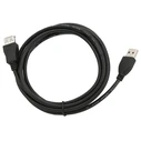 Καλώδιο Επέκτασης USB GEMBIRD CCP-USB2-AMAF-6n (1,8 m) Μαύρο