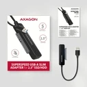 Θήκη για Σκληρό Δίσκο Axagon ADSA-FP2A USB-A 5Gbps HDD/SSD SATA6G 2.