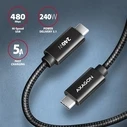 Καλώδιο Axagon Bucm2-Cm30ab 240w Usb-C Usb-C 3.0m 5