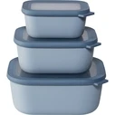 Mepal Cirqula Multi-Bowl Set 3-pcs, Nordic Blue