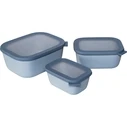 Mepal Cirqula Multi-Bowl Set 3-pcs, Nordic Blue