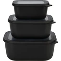 Mepal Cirqula Σετ 3 Μπωλ Nordic Black 750/1500/3000 ml