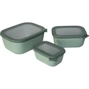 Mepal Cirqula Multi-Bowl Set 3-pcs, Nordic Sage