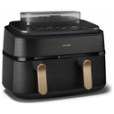 Philips Ovi Dual 5000 NA552/00 Airfryer 9 L Black