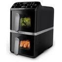 Philips Ovi Dual Basket Air Fryer με Διπλό Αποσπώμενο Κάδο 10lt Μαύρο (NA461/00)