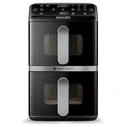 Philips Ovi Dual Basket Air Fryer με Διπλό Αποσπώμενο Κάδο 10lt Μαύρο (NA461/00)