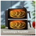 Philips Ovi Dual Basket Air Fryer με Διπλό Αποσπώμενο Κάδο 10lt Μαύρο (NA461/00)