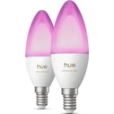 Philips Hue E14 3,7W RGBW B39 - Σετ 2 τεμαχίων