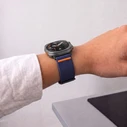 Tech-Protect Nylon Clasp Samsung Galaxy Watch Ultra 1 / 2 2024-2026 47 mm Navy Blue
