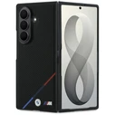 BMW M Leather Perforated Tricolor Stripe Metal Logos MagSafe Samsung Galaxy Z Fold8 Ultra black