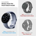Spigen Elite Shield EZ Fit Google Pixel Watch 3 / 4 / 5 45mm Clear [2 PACK]