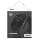 UNIQ Valencia Apple Watch Series 46mm midnight black