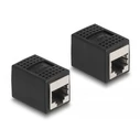 Αντάπτορας Delock Rj45 Θηλυκός 87796 Cat.6a 8p/8c Μαύρος