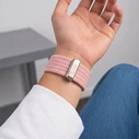 Tech-Protect Nylon Sport Apple Watch 8 / 9 / 10 / 11 / SE / Ultra 44 / 45 / 46 / 49mm Light Pink